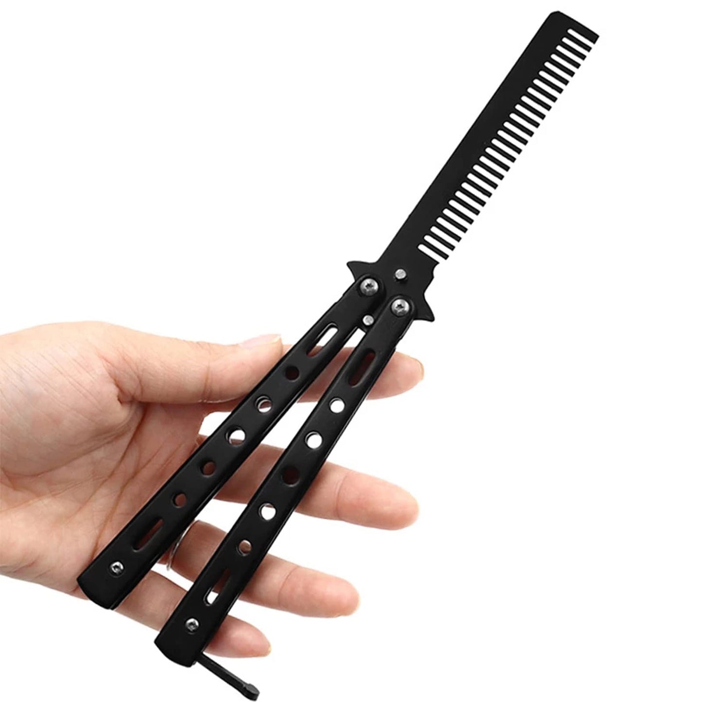 Black Butterfly Comb