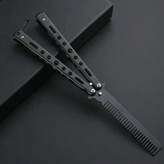 Black Butterfly Comb